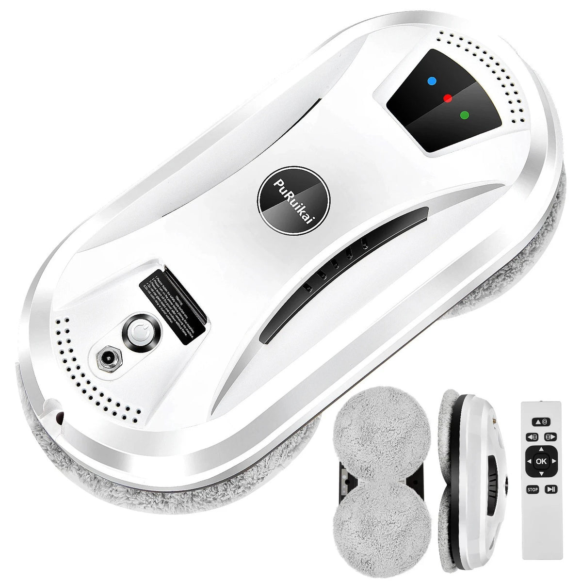Intelligent Window Cleaning Robot Vacuum Cleaner Electric Glass Wiper Remote