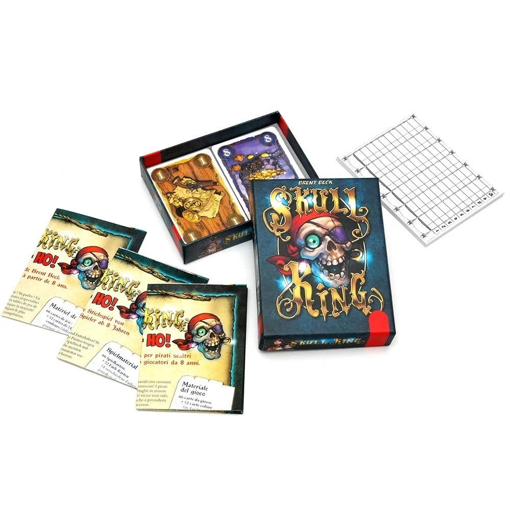 Grandpa Beck's Games Cover Your Assets Skull King Card Game Family Party Game