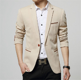 Men Formal Suit Blazer Business Casual One Button Slim Jacket Coat Tops Office