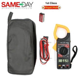 Digital Clamp Meter AC/DC Current Voltage Multimeter Temp Volt Amp Tester