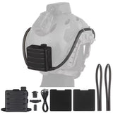 Tactical Goggles Fan Defogger AntiFog Kit Eyewear Air Defog Airsoft Shooting