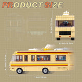 Breaking Bad RV Model Building Blocks Camper Van Collectible Vehicle Car Toy Set