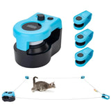 Cat Toys Interactive for Indoor Cats, Cat Running Wheel Interactive Cat Toy, Cat