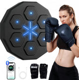 Music Boxing Machine Wall Mounted with Boxing Gloves Boxing Wall Punch Pad Game