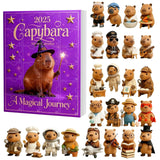 Capybara Advent Calendars 2025 Christmas Ornament Countdown Calendar 2D Acrylic