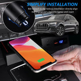 Car Wireless Fast Charging Holder For Ford Focus 2019 2020 2021 2022 2023 15W
