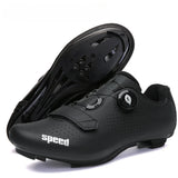 New Cycling Sneaker MTB Road Sports Speed Bike Shoes Flat SPD Shimano Outdoors