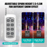 700W Cold Spark Machine DMX Remote Sparkler Fountain Stage Party UK Plug