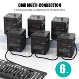 700W Cold Spark Machine DMX Remote Sparkler Fountain Stage Party UK Plug
