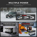 12V 24V 110V-240V Diesel Heater TOOLBOX 8KW Air Night Heater For RV Car camperva