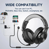 OneOdio DJ Headphones Bluetooth 5.2 Wired Wireless 72H Hi-Res Mic