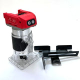 6 Variable Speeds Brushless Cordless Compact Router for Milwaukee 18V Battery