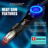 Silverflo 750W 2 in 1 Soldering Iron kit Heat Station Hot Air Gun Rework Station