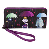 Loungefly Disney Villains Curse Your Hearts Zip Around Wristlet Wallet