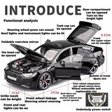 1/18 Audi RS7 Sport With Remote Key 1:18 Diecast Model Car Toy Kids Adults New