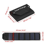 Foldable Solar Panel Portable Solar Panels Charger USB 5V DC F