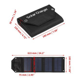 Foldable Solar Panel Portable Solar Panels Charger USB 5V DC F