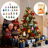 Sea Glass Christmas Tree Advent Calendar, Handmade Miniature Christmas Tree,,