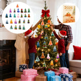 Sea Glass Christmas Tree Advent Calendar, Handmade Miniature Christmas Tree,,