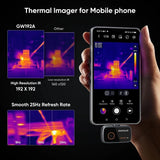Hi-res GW192A Thermal Imaging Camera 192x192 IR Res for Android iPhone iOS