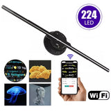 42CM 3D LED WiFi Holographic Projector Display Fan Hologram Advertising Fan