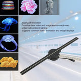 42CM 3D LED WiFi Holographic Projector Display Fan Hologram Advertising Fan