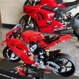 Ducati Panigale V4 S Motorcycle 1603PCS Building Blocks 42202 MOC Bricks