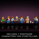 *NEW* UNBRANDED MOC 10350 Tudor Corner Building Blocks Icons With 8 Figures