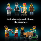 *NEW* UNBRANDED MOC 10350 Tudor Corner Building Blocks Icons With 8 Figures