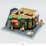 *NEW* UNBRANDED MOC 10350 Tudor Corner Building Blocks Icons With 8 Figures