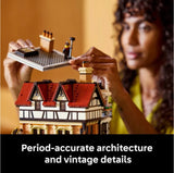 *NEW* UNBRANDED MOC 10350 Tudor Corner Building Blocks Icons With 8 Figures