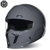 Retro Motorcycle Helmet ABS Lightweight Full Coverage Racing Motorbike Helmets
