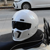 Retro Motorcycle Helmet ABS Lightweight Full Coverage Racing Motorbike Helmets