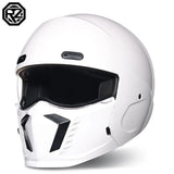 Retro Motorcycle Helmet ABS Lightweight Full Coverage Racing Motorbike Helmets