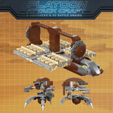 Star Plan Platoon Attack Craft Destroy Droids Building Bricks Model Sets Robot D