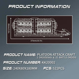 Star Plan Platoon Attack Craft Destroy Droids Building Bricks Model Sets Robot D