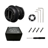 The latest QR2 wheel side and QR2 Pro wheel side of Fanatec steering wheel acces