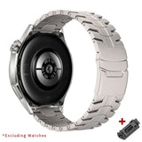 Original No Gaps Titanium Metal Quick Fit Strap For Huawei Watch GT5 Pro 46MM