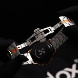 Original No Gaps Titanium Metal Quick Fit Strap For Huawei Watch GT5 Pro 46MM