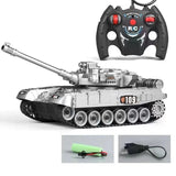 Remote Control Tank RC Military War Battle USA M1 Leopard 2 Electric Toy Gift