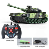 Remote Control Tank RC Military War Battle USA M1 Leopard 2 Electric Toy Gift