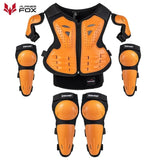 Kids Motorcycle Armor Suit Dirt Bike Chest Back Protector Motocross Children Pro