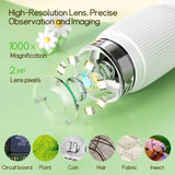 Handheld Digital Microscope, 1000X Portable Pocket Mini Microscopes for Kids