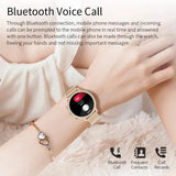 Ladies Smart Watch Bluetooth Call Fitness Tracker Waterproof Heart Rate Sleep