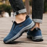 Shoes Mens Casual Slip On Loafers Outdoor Walking Sneakers Suede Hiking Trainers