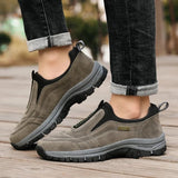 Shoes Mens Casual Slip On Loafers Outdoor Walking Sneakers Suede Hiking Trainers