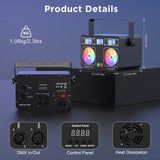 5 IN 1 Rotating Patterns LED Laser Light Projector Disco Party DMX Xmas