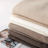 Womens Wool & Cashmere Wide Leg Tracksuit Bottoms Joggers Trousers Loungewear UK