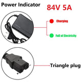 72V Charger 5A 20S Lithium-Ion Battery Pack Charger 84V 5A Intelligent Fast Chrg