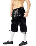 Oktoberfest Bavarian German Mens lederhosen Beer Costume Shirt Shorts Hat Outfit